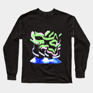 Northern Lights Bird Long Sleeve T-Shirt